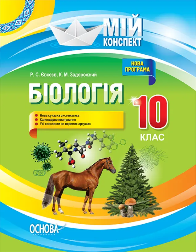 Фото Розробки уроків. Біологія 10 клас ПБМ010