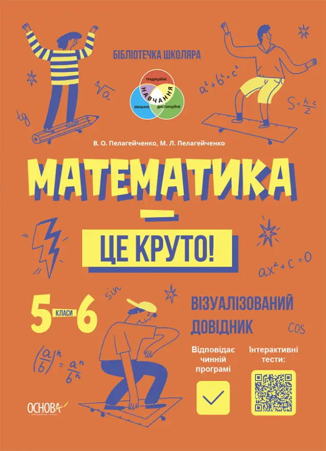 Фото Математика — це круто! Візуалізований довідник. 5-6 класи. КДН028