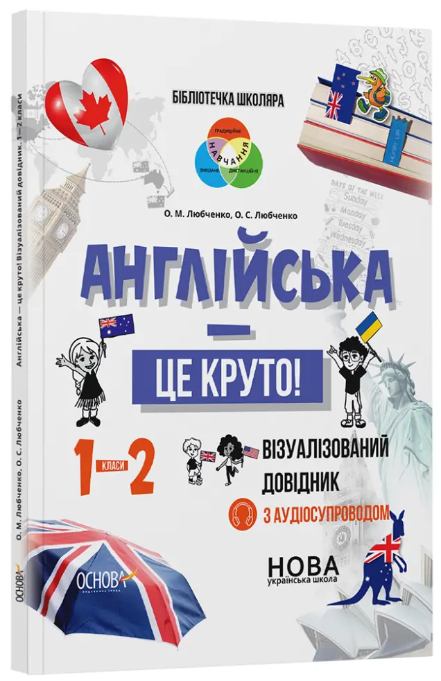 Фото Англійська - це круто! Візуалізований довідник. 1-2 класи. КДН023