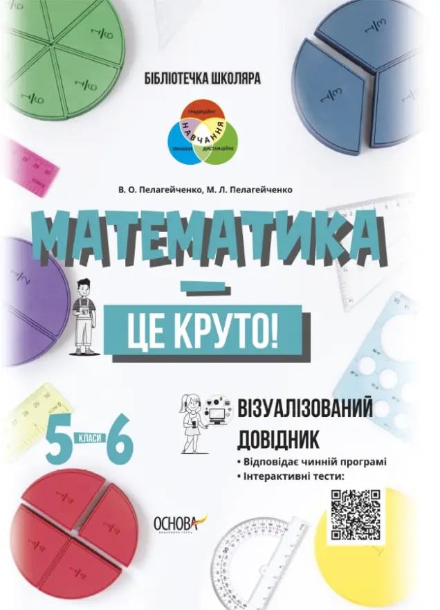 Фото Електронна книга. Математика - це круто! Візуалізований довідник. 5-6 класи КДН020